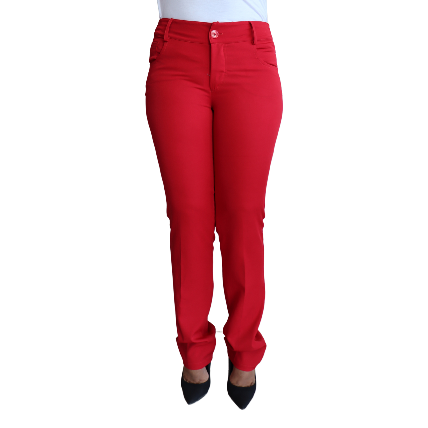 Calça feminina perna reta tradiciona CAFC017 Calça Atena - Imagem 1